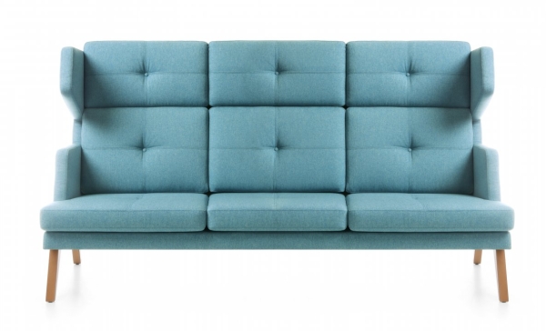 Sofa Lahti 3-Sitzer hohe Rückenlehne